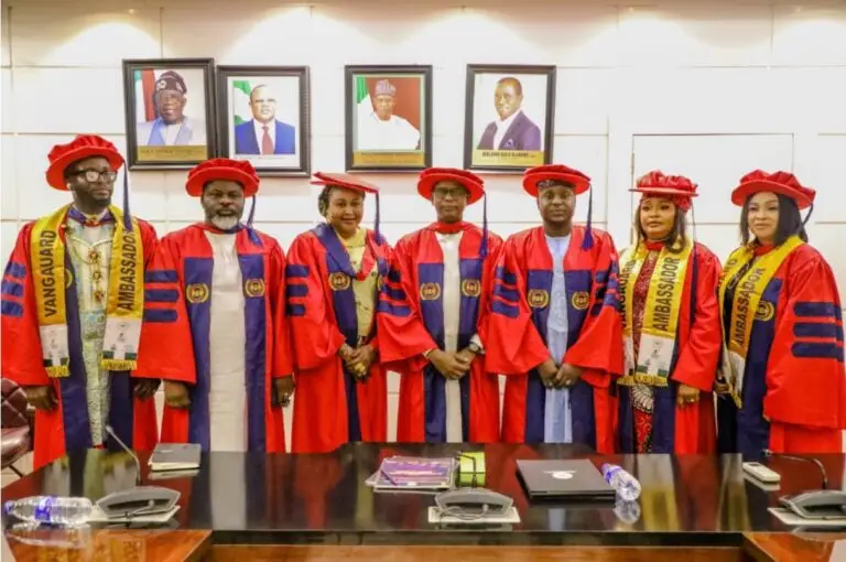 GORONYO BAGS AWARD OF EXCELLENCE, INDUCTED AS FELLOW, DECORATED YOUTH VANGUARD AMBASSADOR